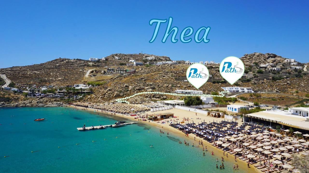 1Path Thea Mykonos Super Paradise Beach House Mykonos Town Buitenkant foto